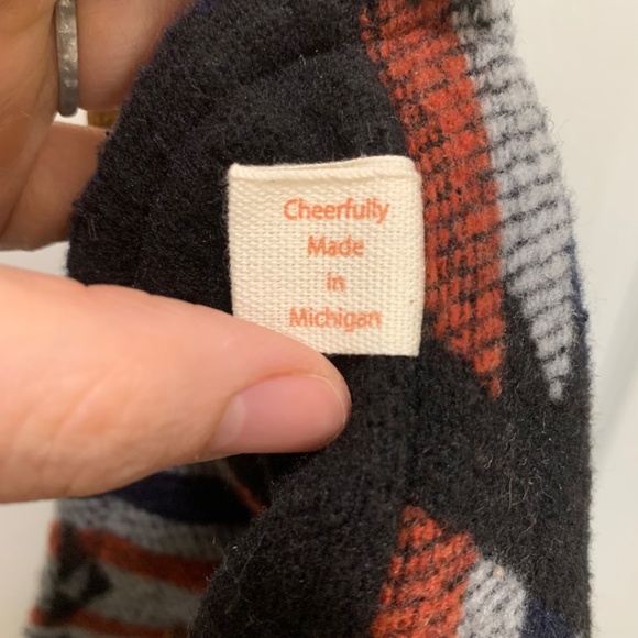 Little Orange Scooter Purse Bag Aztec-Like Pattern With Leather Feel Straps - Picture 4 of 8